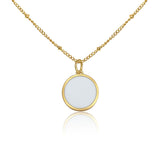 Sienna Lip Balm Necklace in 14K Gold