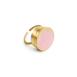 Elle Lip Balm Ring in 14K Gold