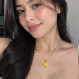Goldie Lip Balm Necklace in 14K Gold