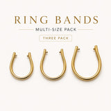 Detachable Ring Band 3-Pack in 14K Gold