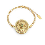 Paris Mini Lip Balm Bracelet in 14K Gold