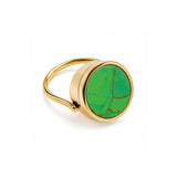 Eden Lip Balm Ring in 14K Gold