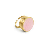 Elle Lip Balm Ring in 14K Gold