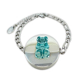 Gummy Bear Lip Balm Bracelet in White Gold