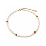 Bloom Fresh Water Pearl Necklace in Gold