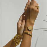 Boho Mini Lip Balm Bracelet in 14K Gold