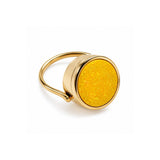 Goldie Lip Balm Ring in 14K Gold