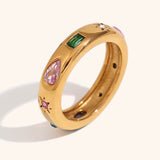 Aurora Ring in 18K Gold
