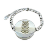 Gummy Bear Lip Balm Bracelet in White Gold