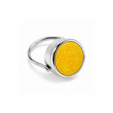 Goldie Lip Balm Ring in Stainless Steel