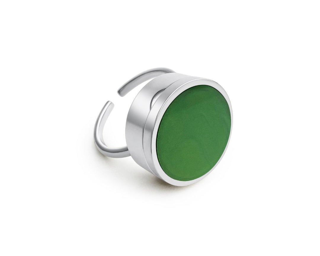Eden Lip Balm Ring in Stainless Steel