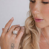 Spinner Lip Balm Ring in Stainless Steel