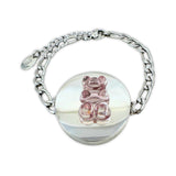Gummy Bear Lip Balm Bracelet in White Gold