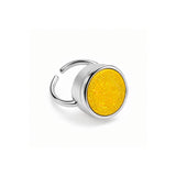 Goldie Lip Balm Ring in Stainless Steel