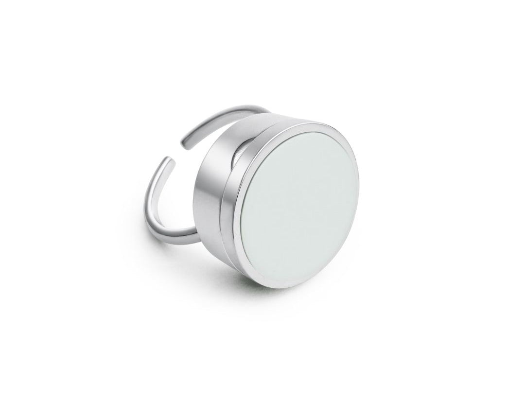 Sienna Lip Balm Ring in Stainless Steel