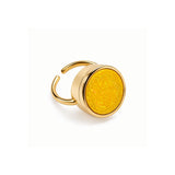Goldie Lip Balm Ring in 14K Gold