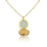 Roxy Lip Balm Necklace in 14K Gold