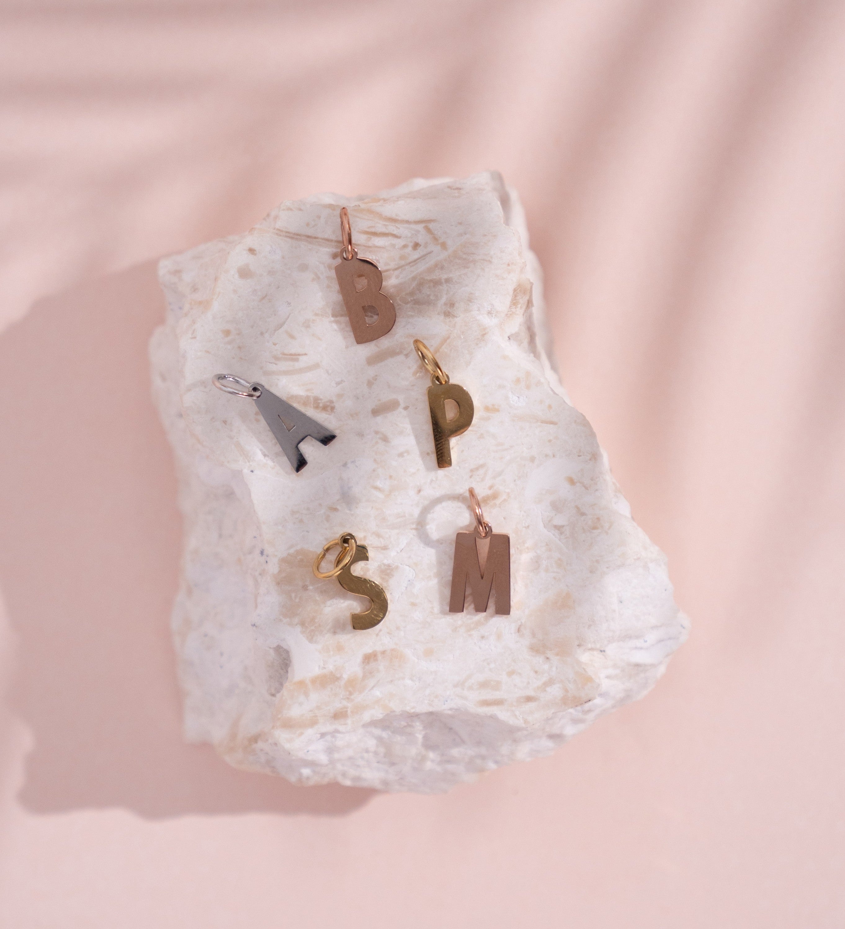 Letter Charms in 14K Gold - getbalmy