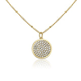 Bling Lip Balm Necklace in 14K Gold