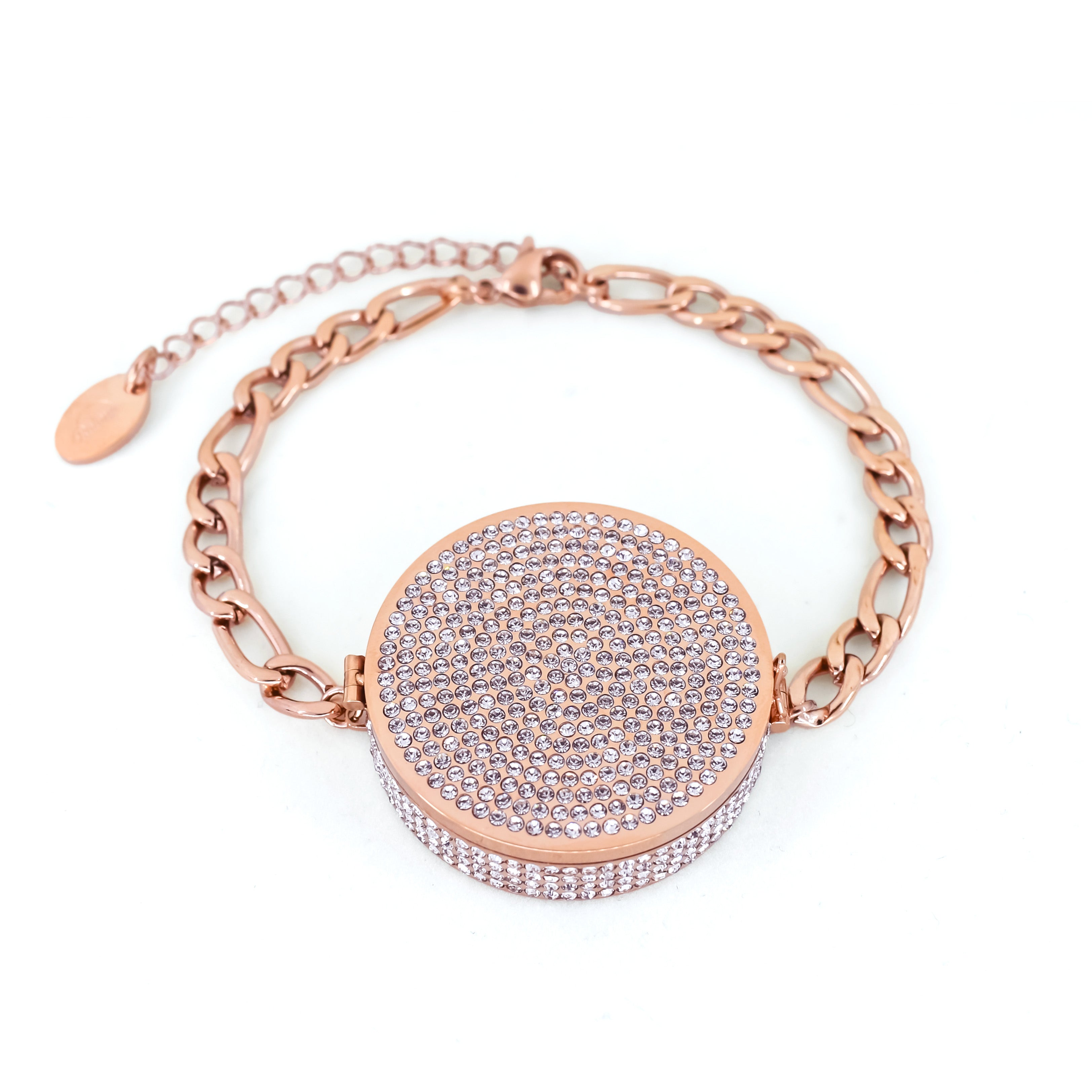Bling Lip Balm Bracelet in Rose Gold - getbalmy