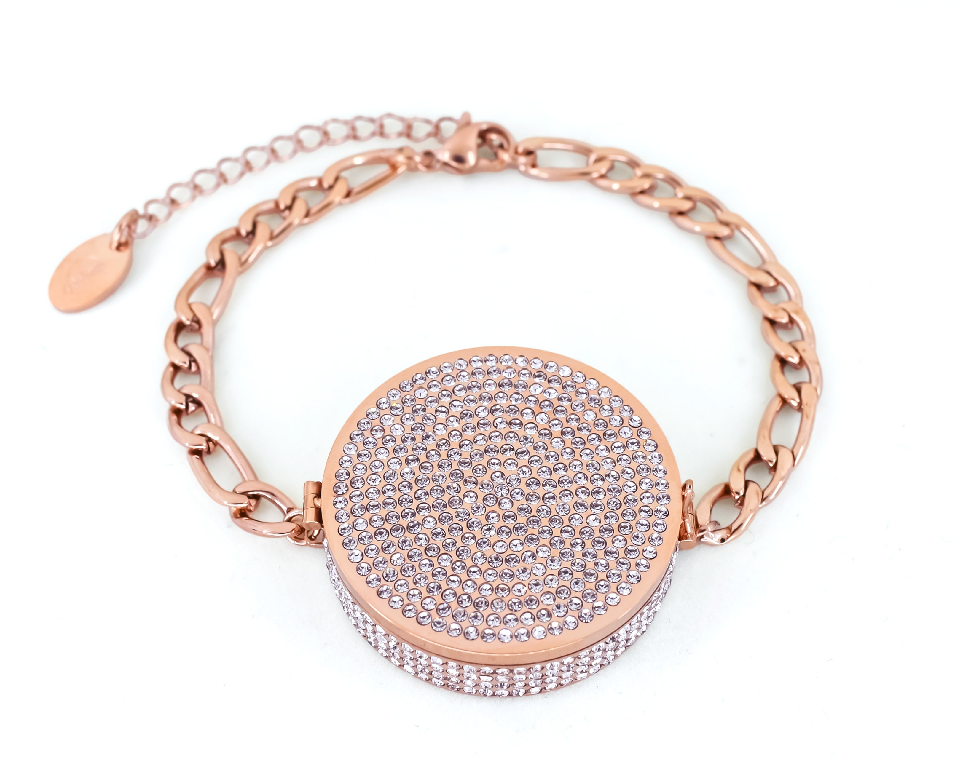 Bling Lip Balm Bracelet in Rose Gold - getbalmy