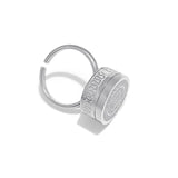 Boho Lip Balm Ring in Stainless Steel