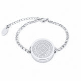 Boho Mini Lip Balm Bracelet in Stainless Steel