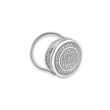 Boho Lip Balm Ring in Stainless Steel