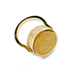 Boho Lip Balm Ring in 14K Gold
