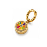 Capri Lip Balm Charm in 14K Gold