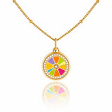 Capri Lip Balm Necklace in 14K Gold