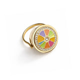 Capri Lip Balm Ring in 14K Gold