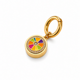 Capri Lip Balm Charm in 14K Gold