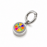 Capri Lip Balm Charm in Stainless Steel