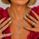 Capri Lip Balm Necklace in Stainless Steel