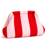Candy Stripped Clutch Purse/Cosmetic Case
