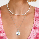 Chloe Lip Balm Necklace in Stainless Steel