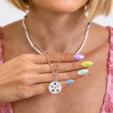 Chloe Lip Balm Necklace in Stainless Steel