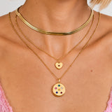 Chloe Lip Balm Necklace in 14K Gold