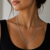 Box Chain Necklace in Stainless Steel