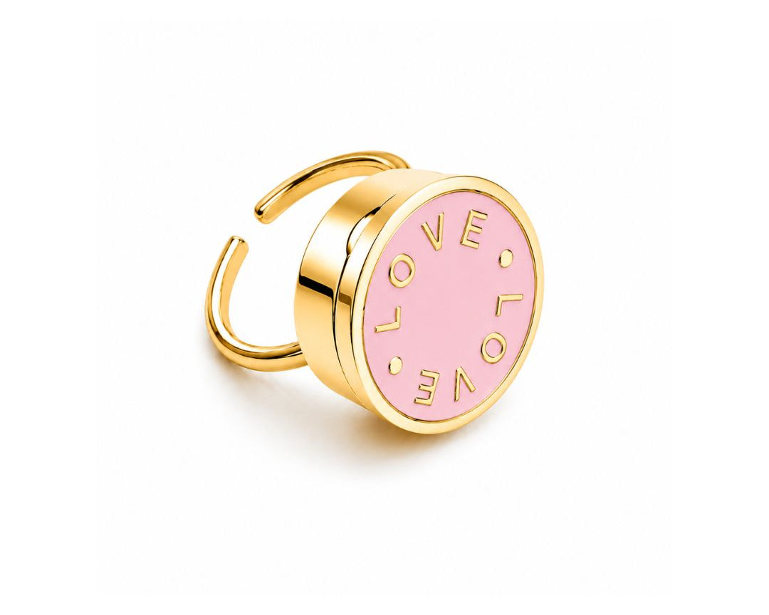 Darling Lip Balm Ring in 14K Gold