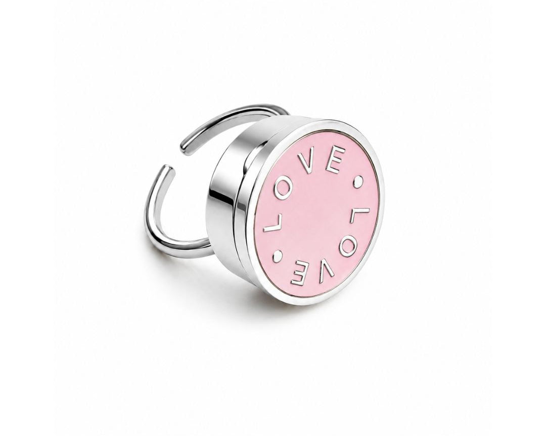 Darling Lip Balm Ring in Stainless Steel