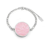 Elle Mini Lip Balm Bracelet in White Gold