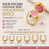Detachable Ring Band 3-Pack in 14K Gold
