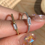 Billie Ring in Stainless Steel