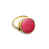 Scarlett Lip Balm Ring in 14K Gold