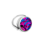 Roxy Lip Balm Ring in Stainless Steel