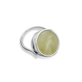 Lacey Lip Balm Ring in Stainless Steel