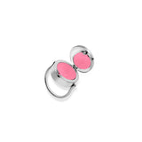 Roxy Lip Balm Ring in Stainless Steel