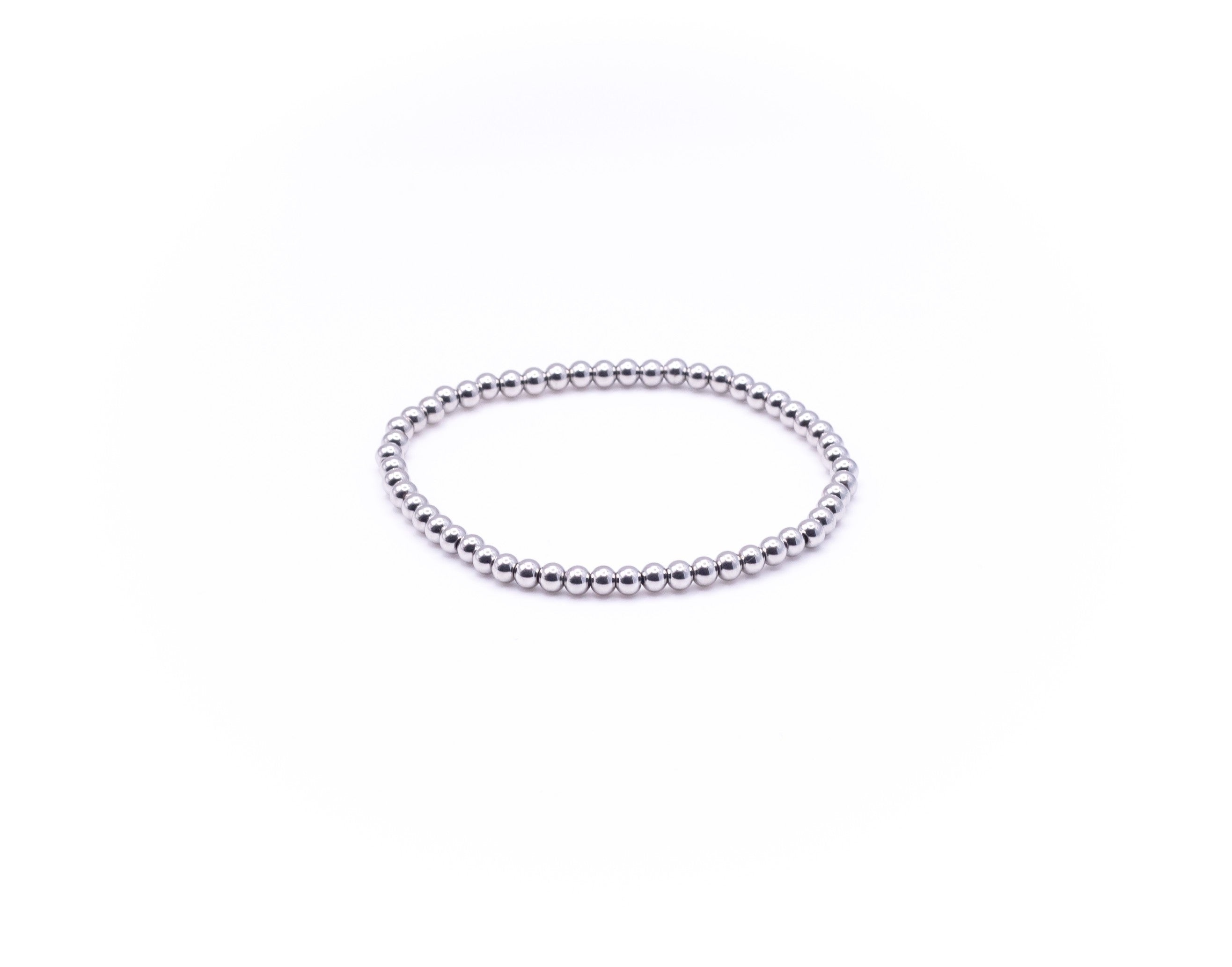 Stackable Bracelet in White Gold - getbalmy